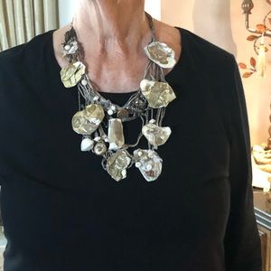 White paper necklace